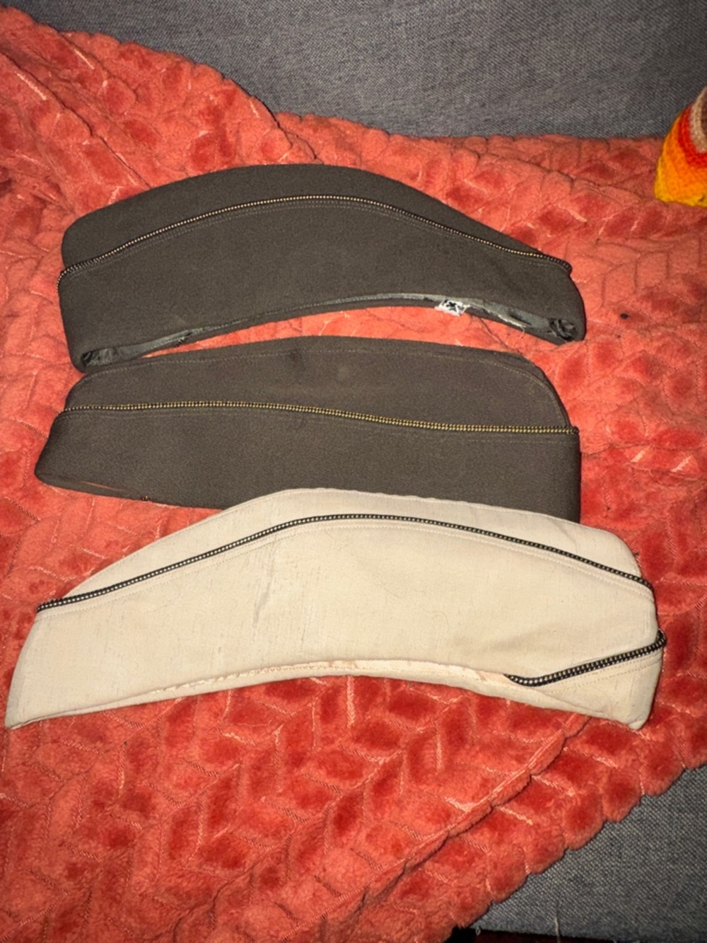 Vintage Military Garrison Caps - Army Air Corps Officer Lot Authentic - Picture 2 of 8